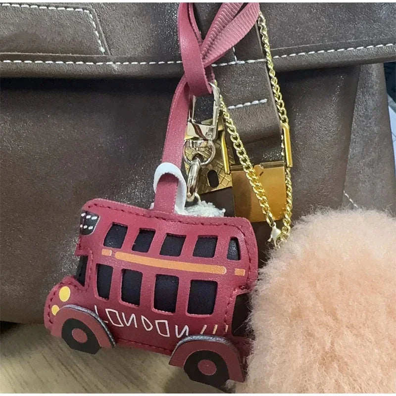 Exquisite Leather Bag Charm – Scarecrow Design