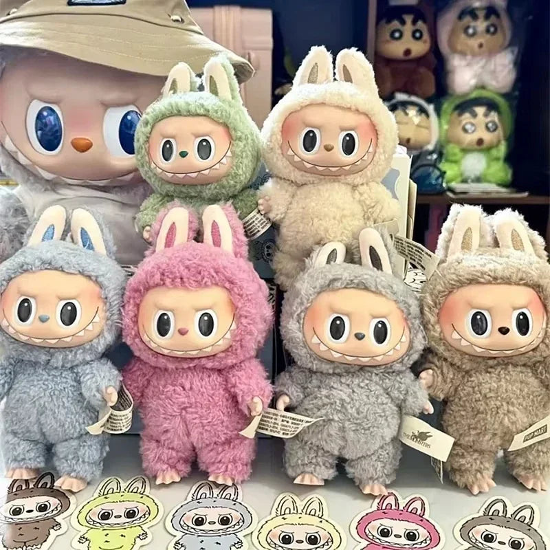 cute LABUBU monter keychain blind box