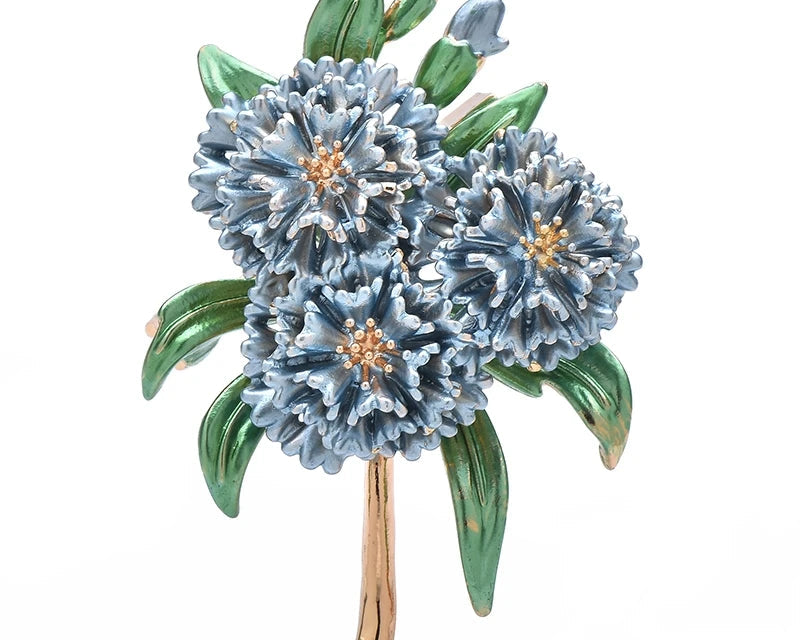 4-Color Elegant Plant Brooch Pin