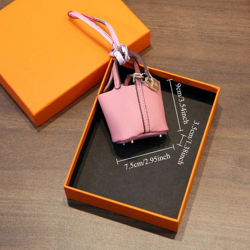 Mini Basket Leather Pouch – 2025 Lightweight Daily Bag