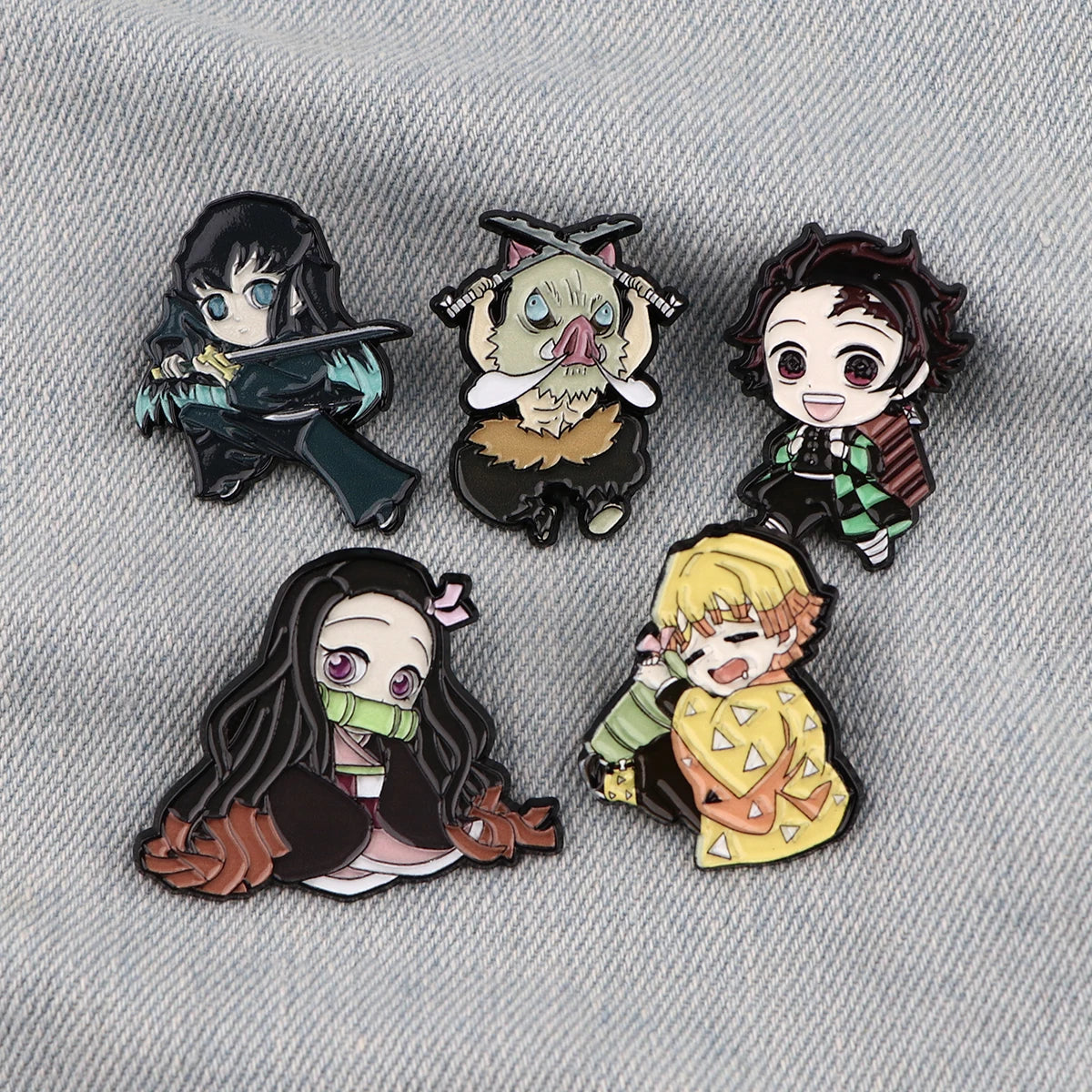 demon slayer brooches