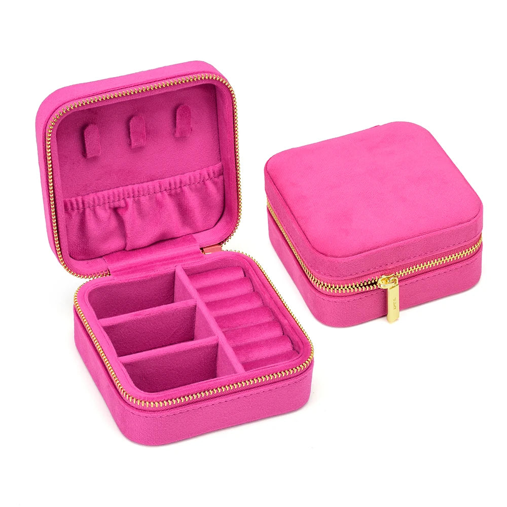 Vintage Velvet Jewelry Box