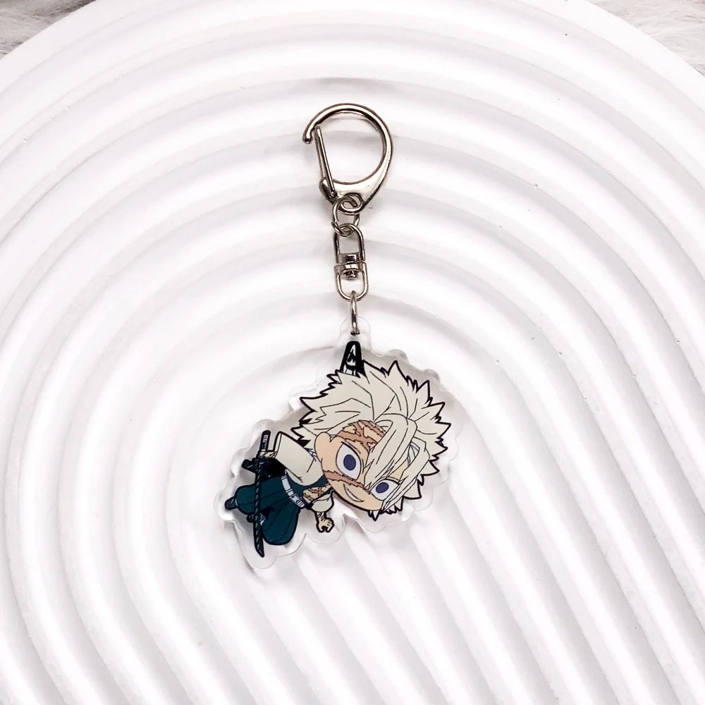 Demon Slayer Anime Keychain – Acrylic Character Bag Charm