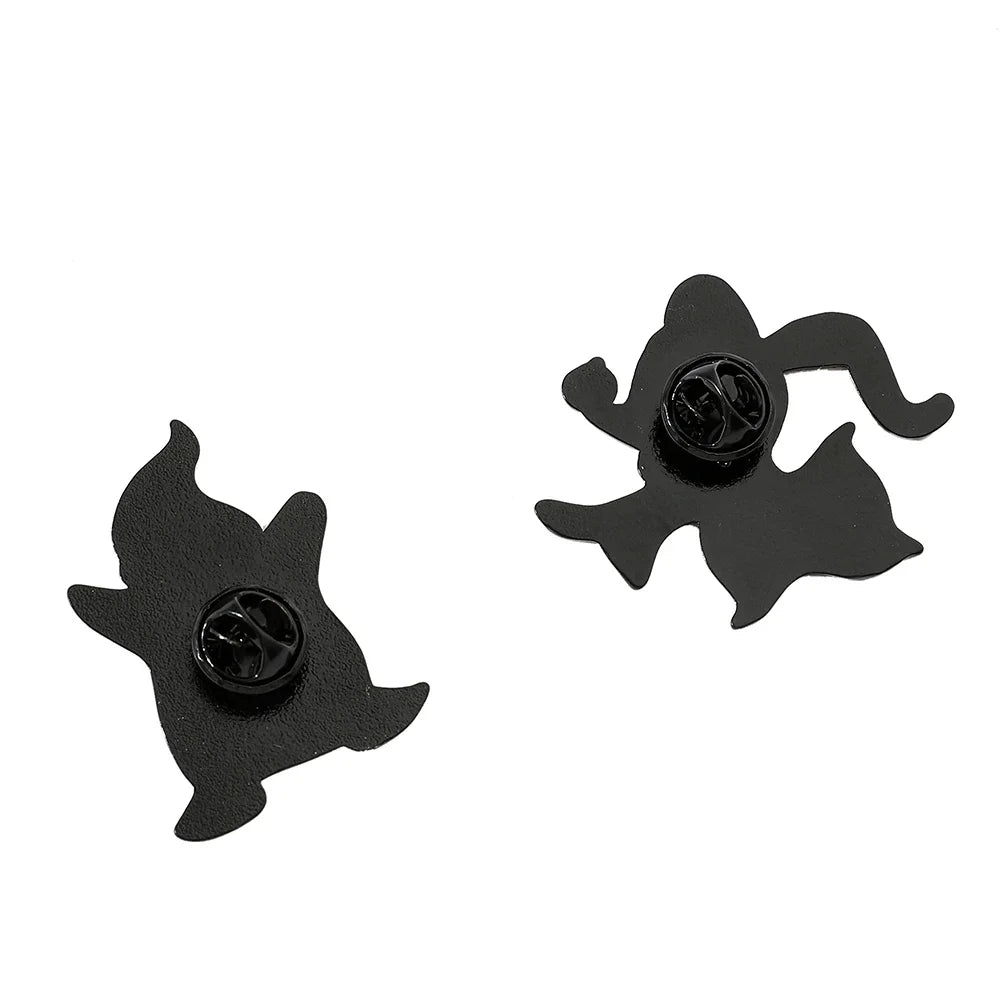 Nightmare Before Christmas Brooch Set – Oogie Boogie & Zero Enamel Pins for Clothes & Backpacks”