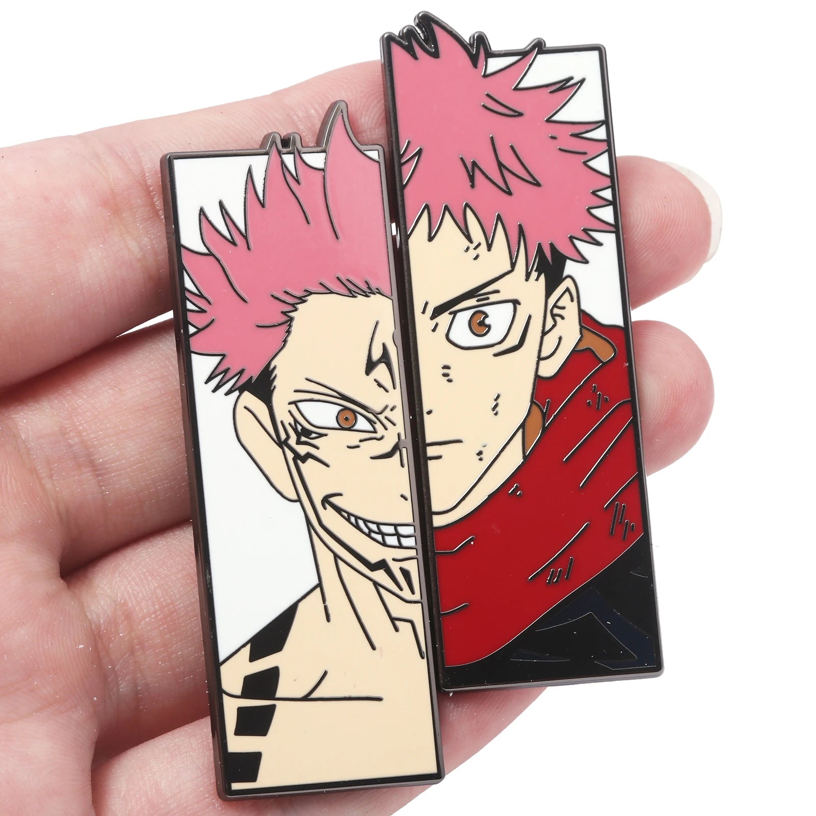 Jujutsu Kaisen sukuna yuji Enamel Brooch – Anime Lapel Pin for Fans & Collectors