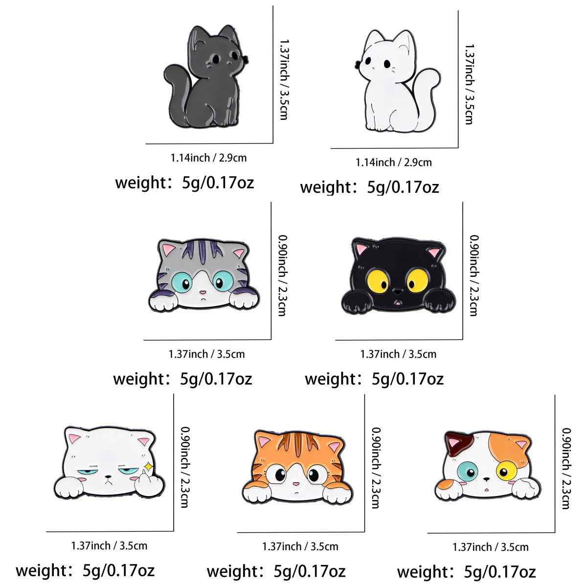 Cat Lover Enamel Pin – Fun Gift Jewelry