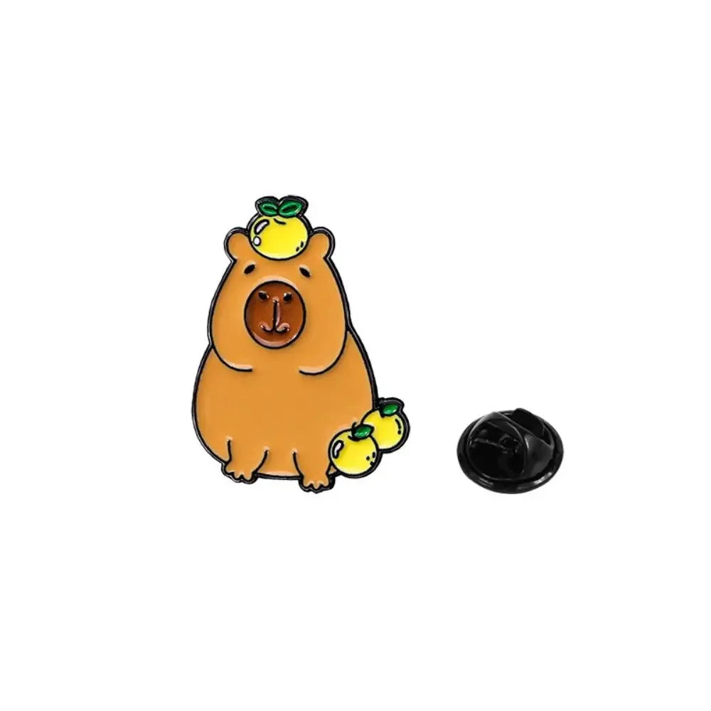 Capybara & Dolphin Brooch – Cute Bag Charm