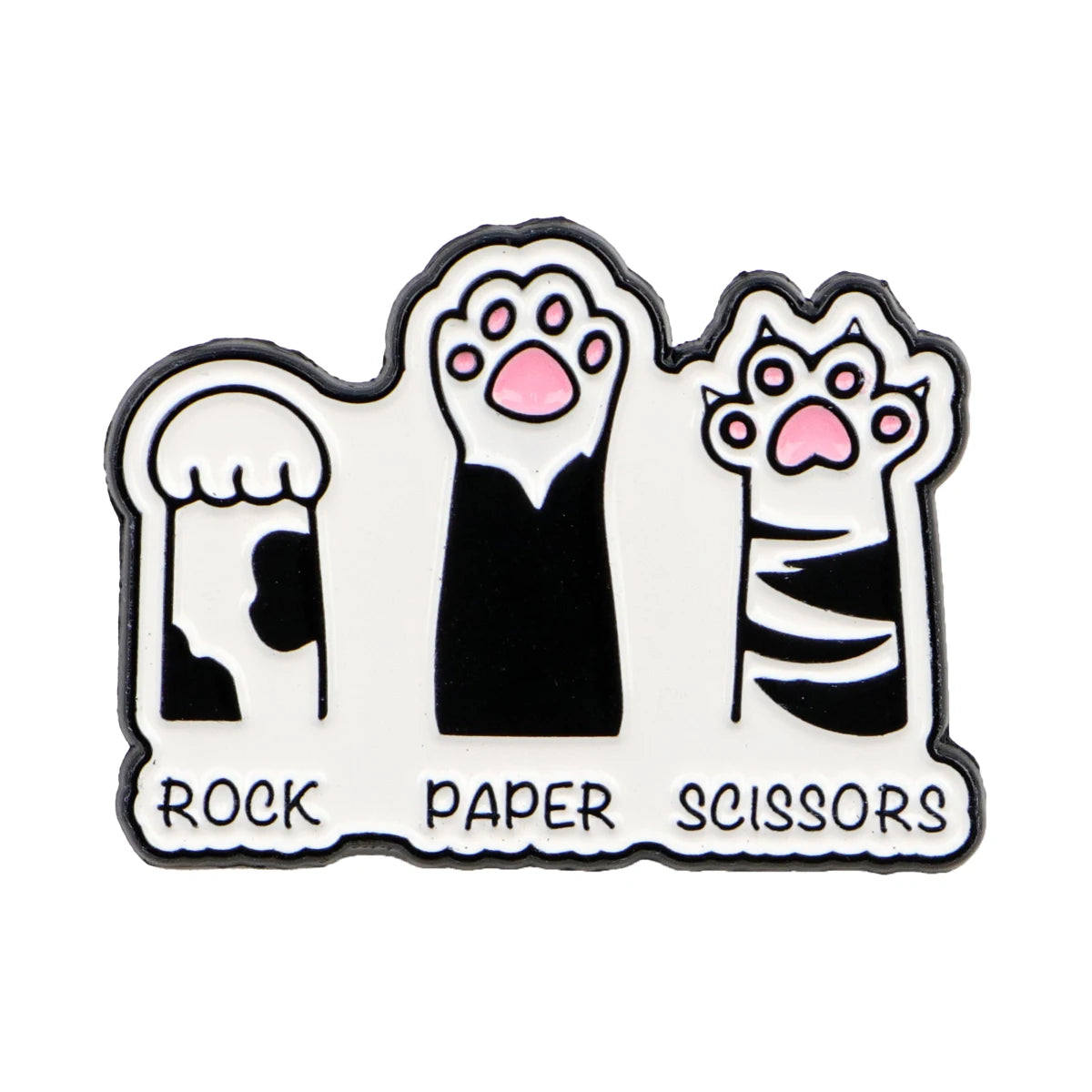 Cute Cat Paw Enamel Pin – Kawaii Animal Brooch