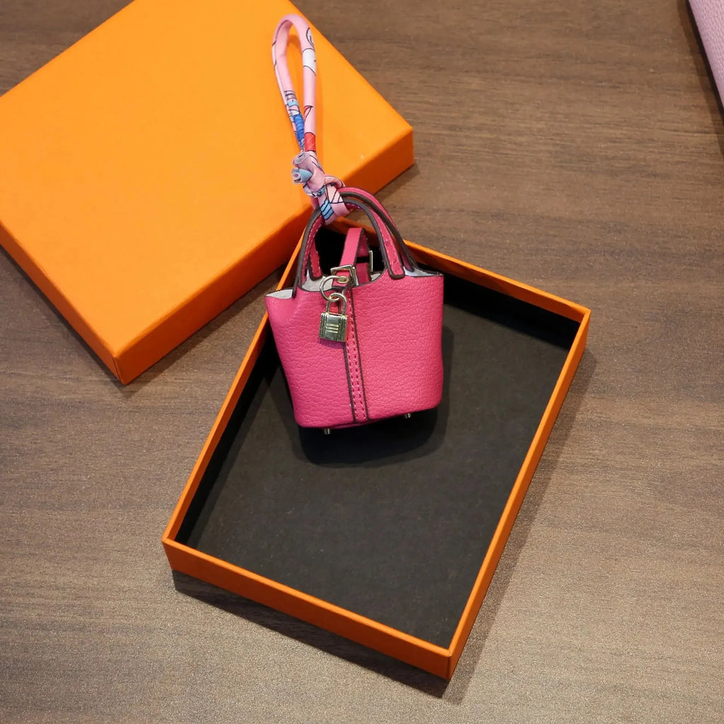 Mini Basket Leather Pouch – 2025 Lightweight Daily Bag