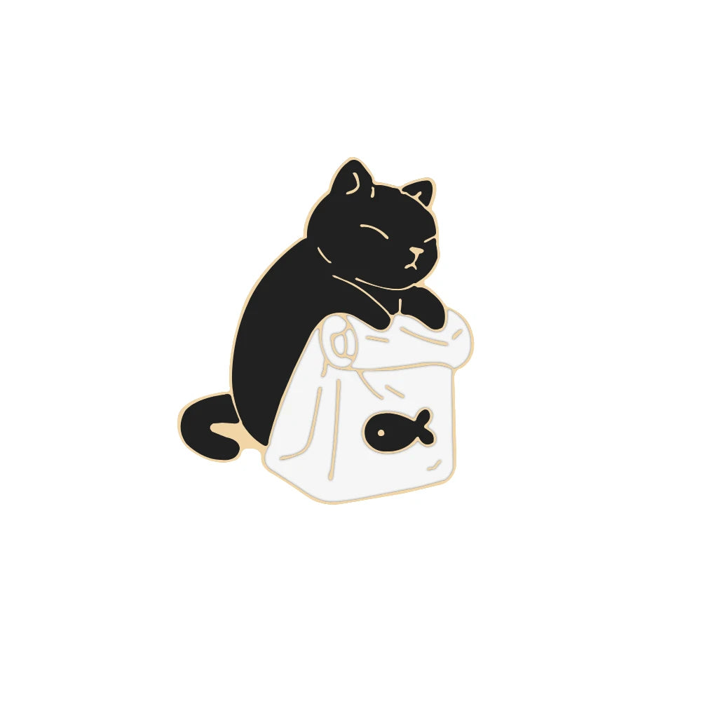 Cat Lover Collection – Cute Enamel Brooches