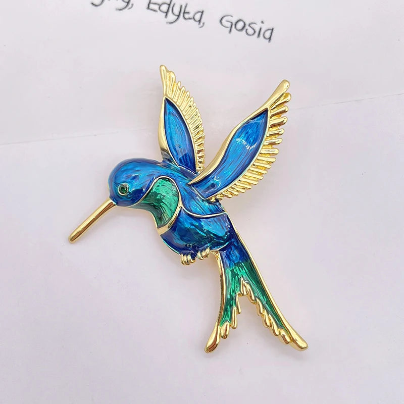 Flying Bird Brooch Pin