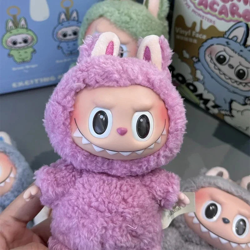 cute LABUBU monter keychain blind box