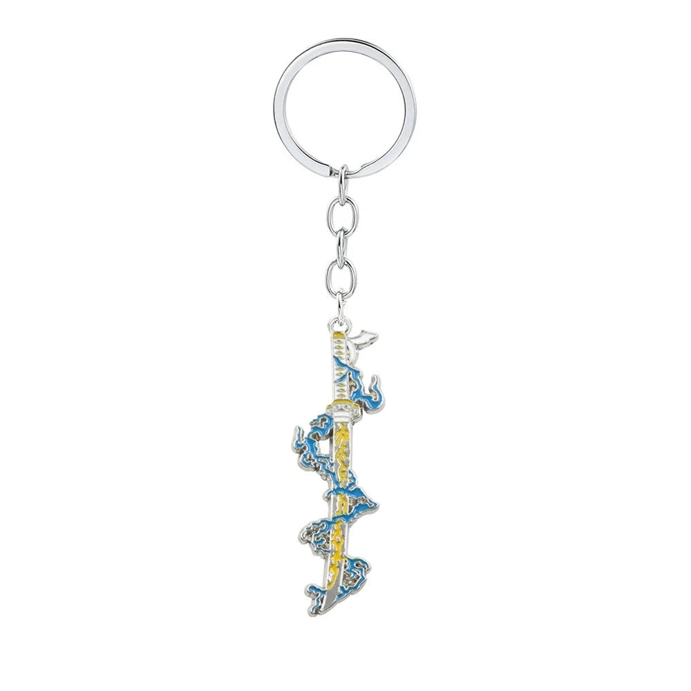 Demon Slayer Sword Keychains – Mini Japanese Katana Collection Anime Souvenir Gifts
