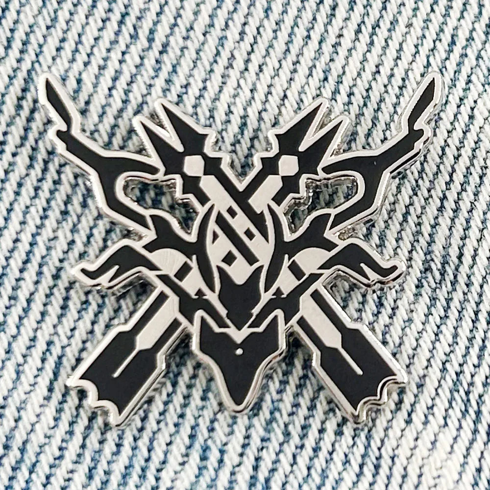 The Hunt Emblem Enamel Pin – Honkai Star Rail Game Badge for Fans & Cosplayers