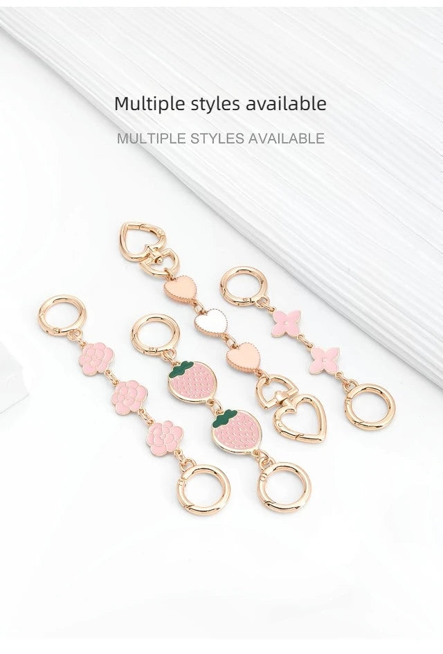 Pink Shoulder Bag Extension Chain