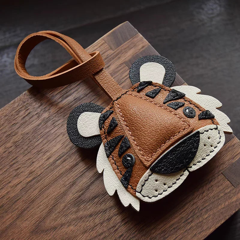 Leather Scarecrow Pendant – Bag & Car Charm
