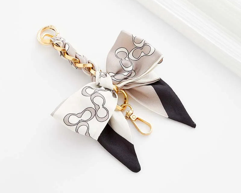 Bow Scarf Bag Extension Chain