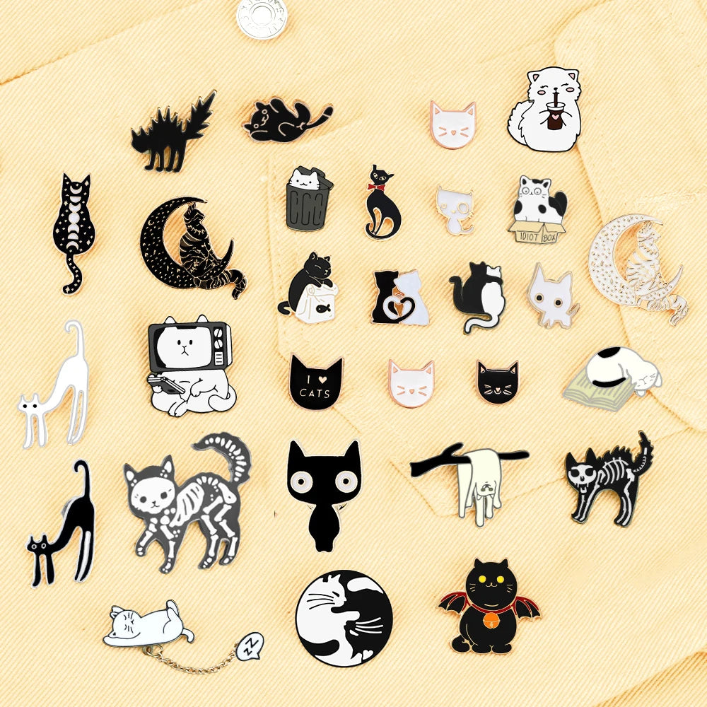 Cat Lover Collection – Cute Enamel Brooches