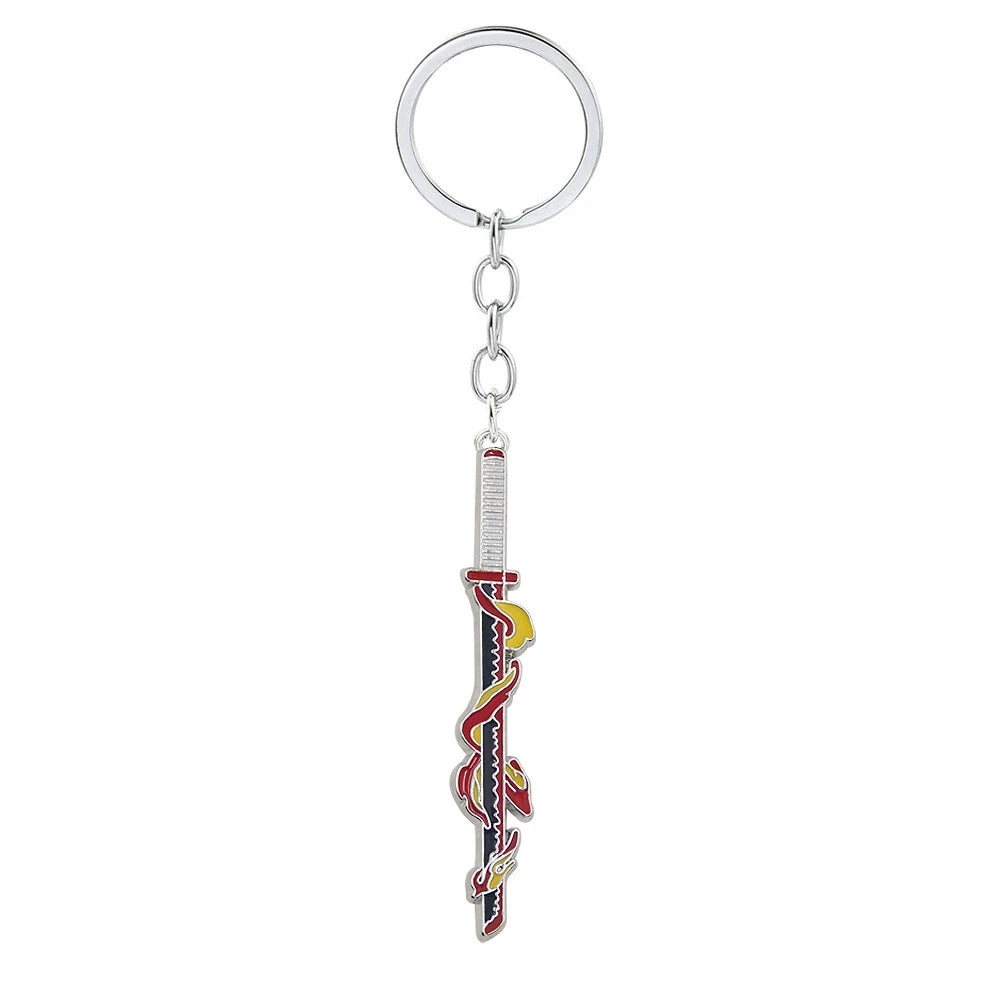 Demon Slayer Sword Keychains – Mini Japanese Katana Collection Anime Souvenir Gifts