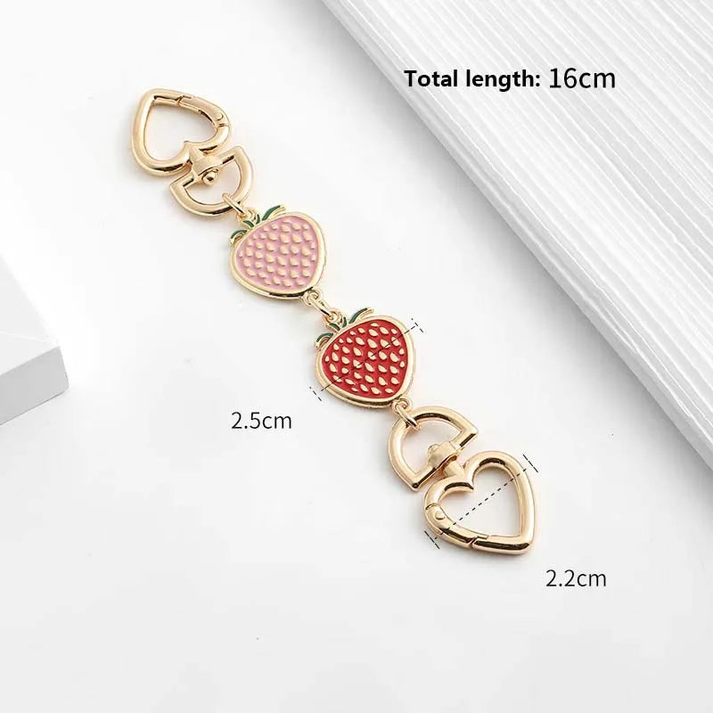 Pink Shoulder Bag Extension Chain