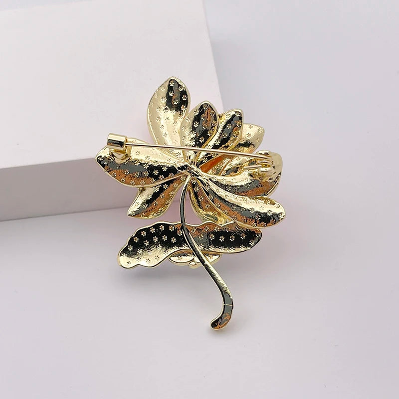 Sparkling Peony Brooch Jewelry