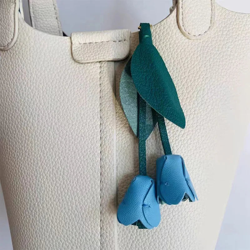 “She Blooms” Tulip Keychain