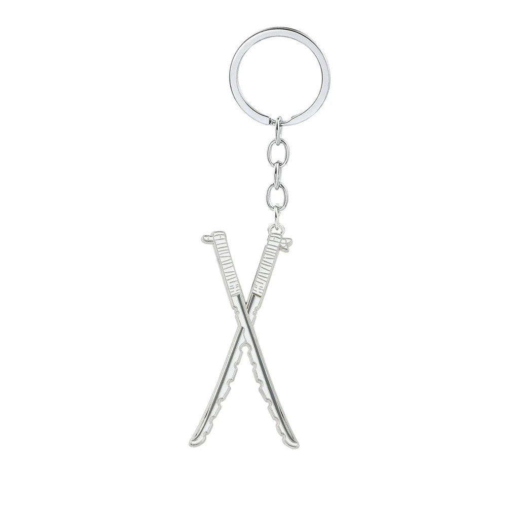 Demon Slayer Sword Keychains – Mini Japanese Katana Collection Anime Souvenir Gifts