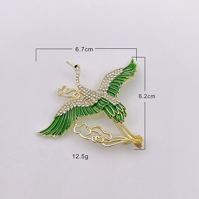 Flying Bird Brooch Pin