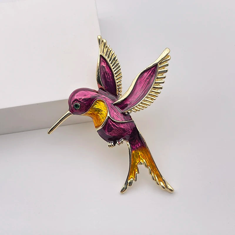 Flying Bird Brooch Pin