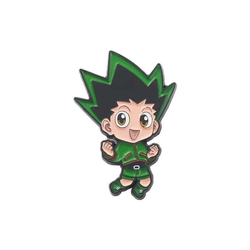 Hunter x Hunter Enamel Pin Set (5PCS) – Anime Lapel Badges for Clothes, Bags & Cosplay