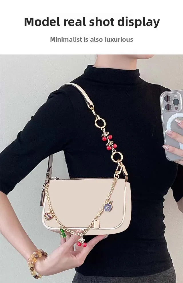 Cherry Shoulder Strap Chain – Bag Accessory