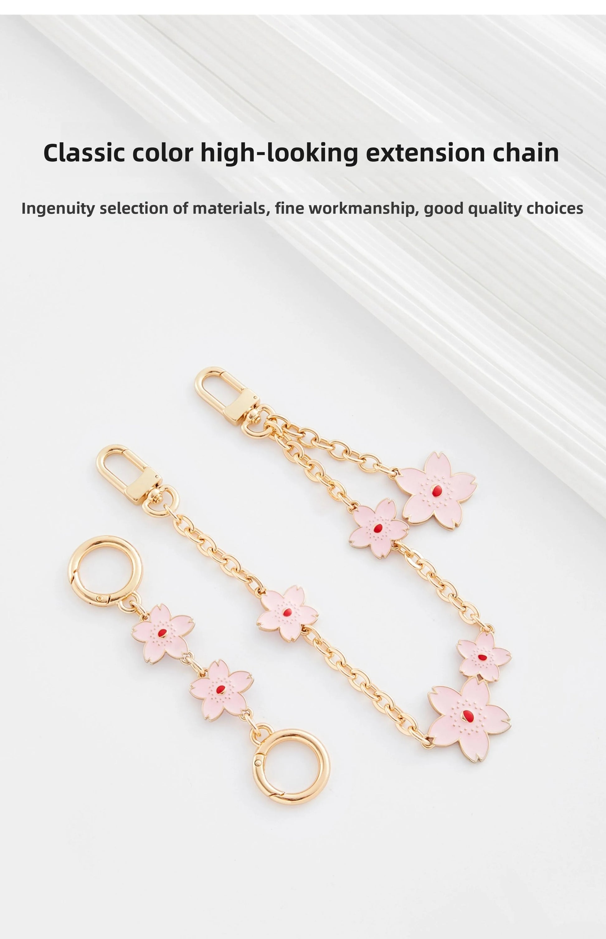 Sakura Bag Extension Chain – Durable & Elegant