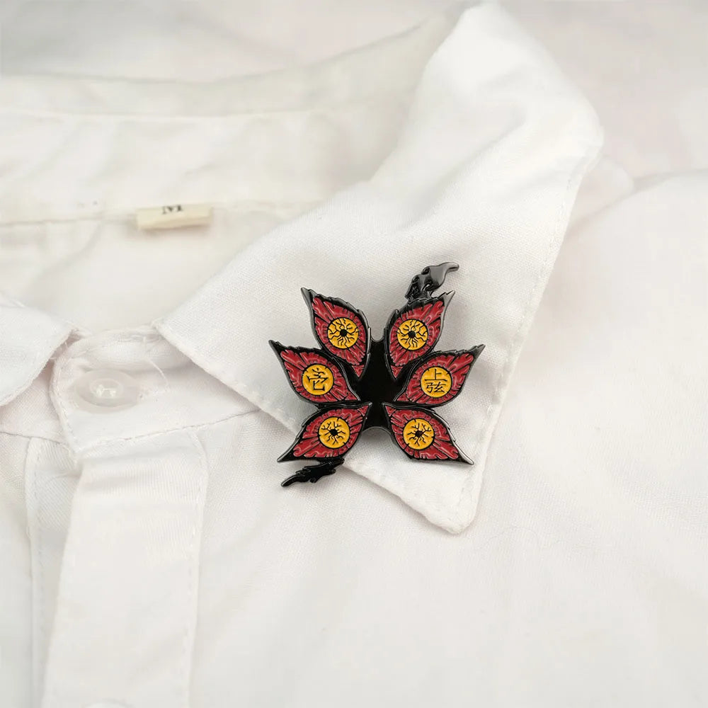 Kokushibo Eyes Enamel Pin – Demon Slayer Inspired