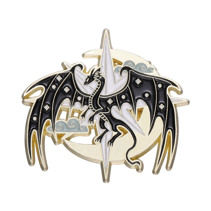 Animal Enamel Pin – Eagle, Dragon & Bird Brooch Badge