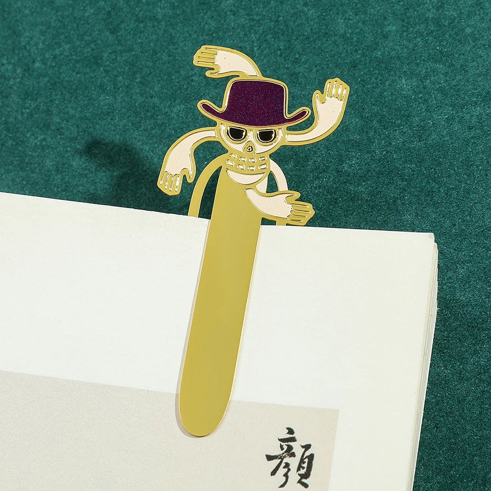 One Piece Metal Bookmarks – Anime Collectible Gift for Fans & Book Lovers