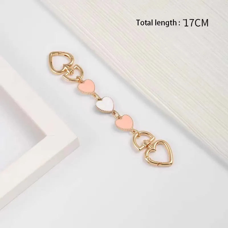 Pink Shoulder Bag Extension Chain