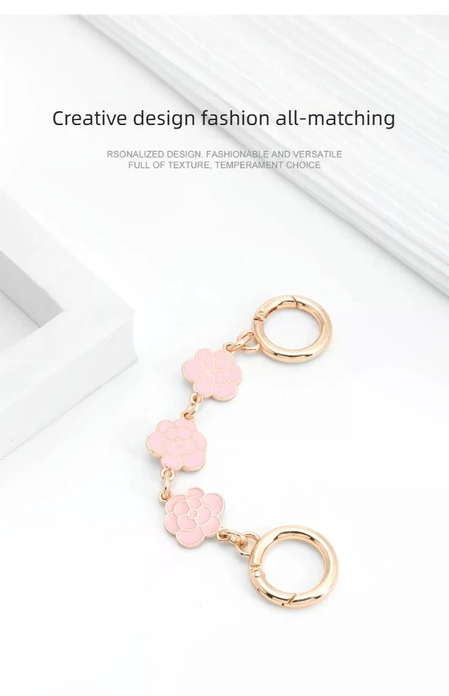 Pink Shoulder Bag Extension Chain