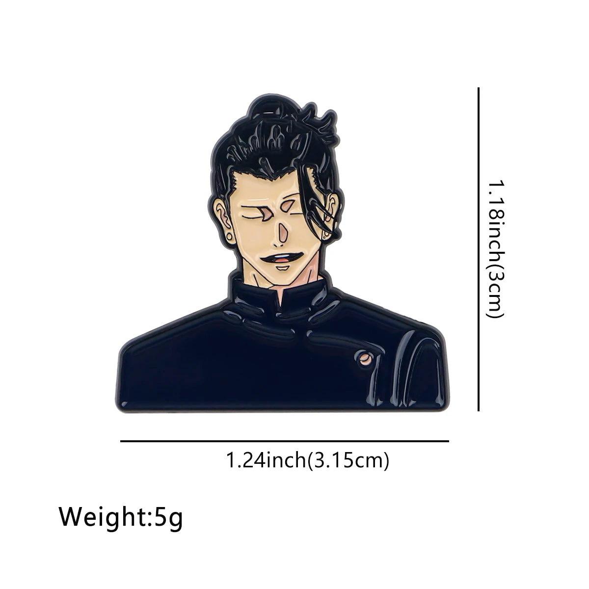 Gojo Satoru Badge – Anime Briefcase & Backpack Pin