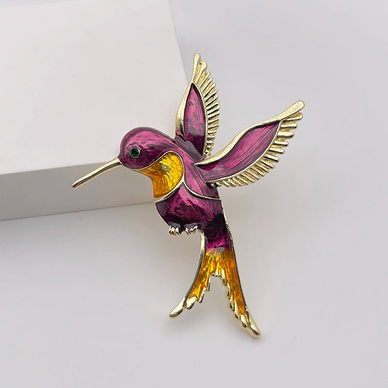 Flying Bird Brooch Pin