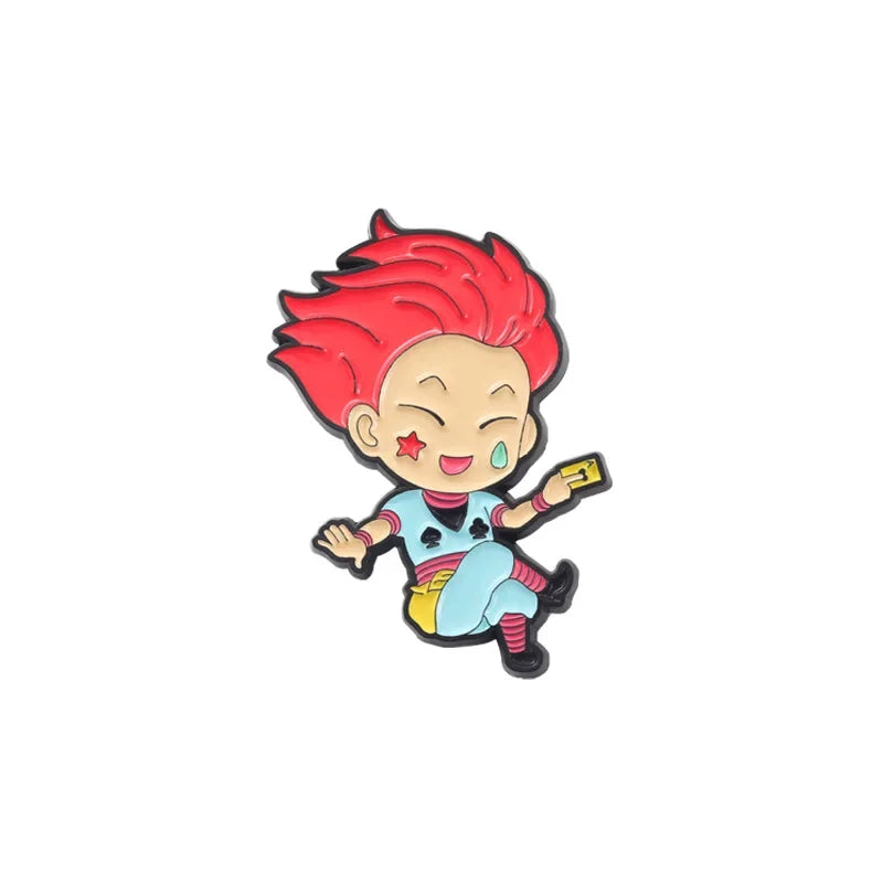 Hunter x Hunter Enamel Pin Set (5PCS) – Anime Lapel Badges for Clothes, Bags & Cosplay