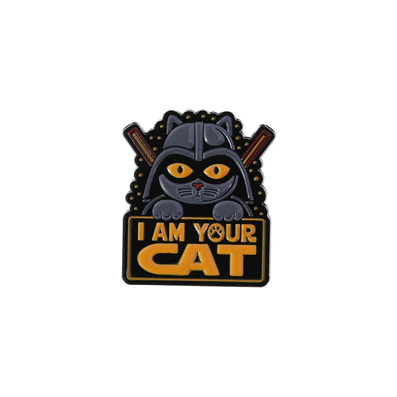 Come to the Cat Side Enamel Pin – Funny Dark Side Brooch