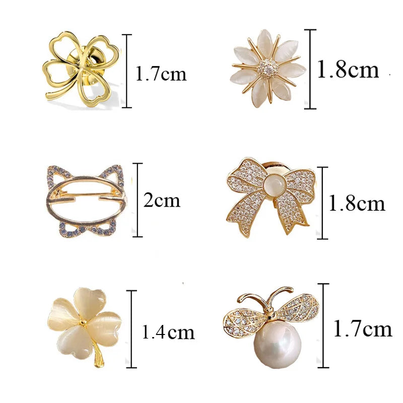 Floral & Ribbon Brooch Collection