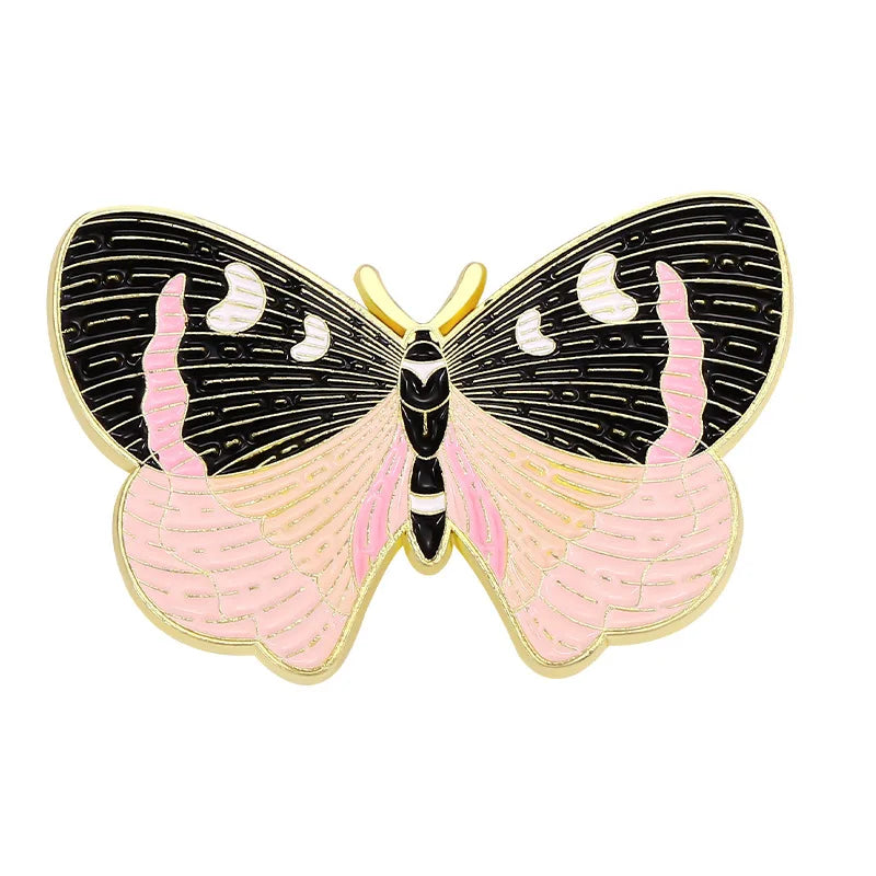Colorful Butterfly Enamel Pin – Cute Insect Brooch