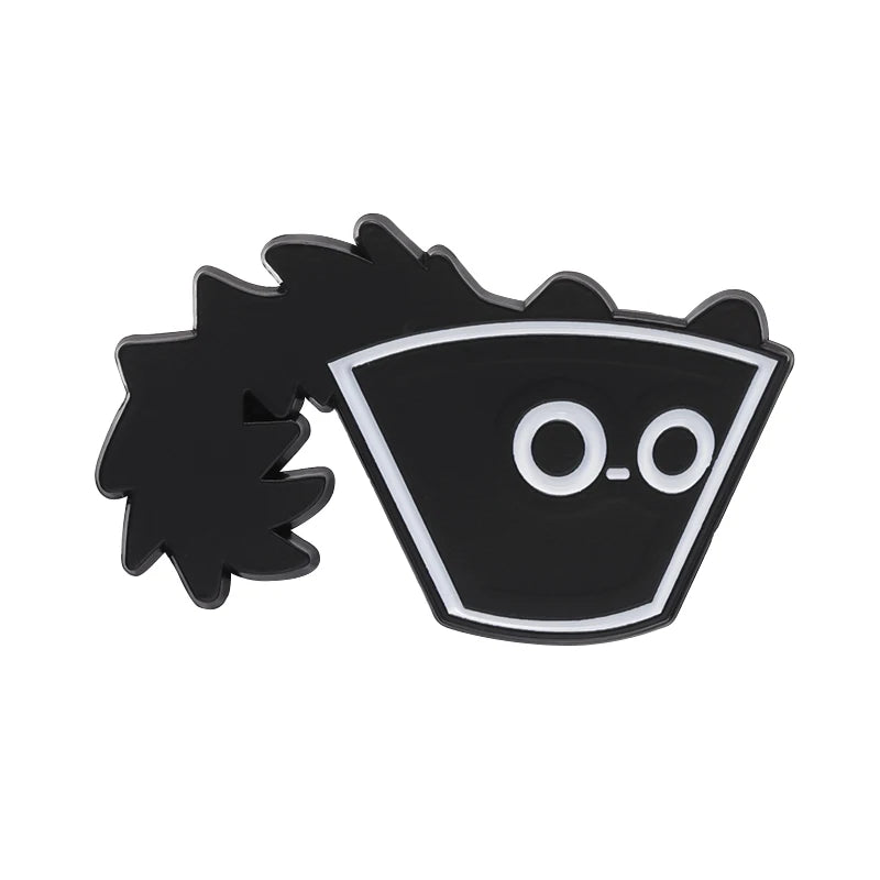 Black Cat Enamel Pin – Cute Kitten Lapel Badge Backpack Jewelry