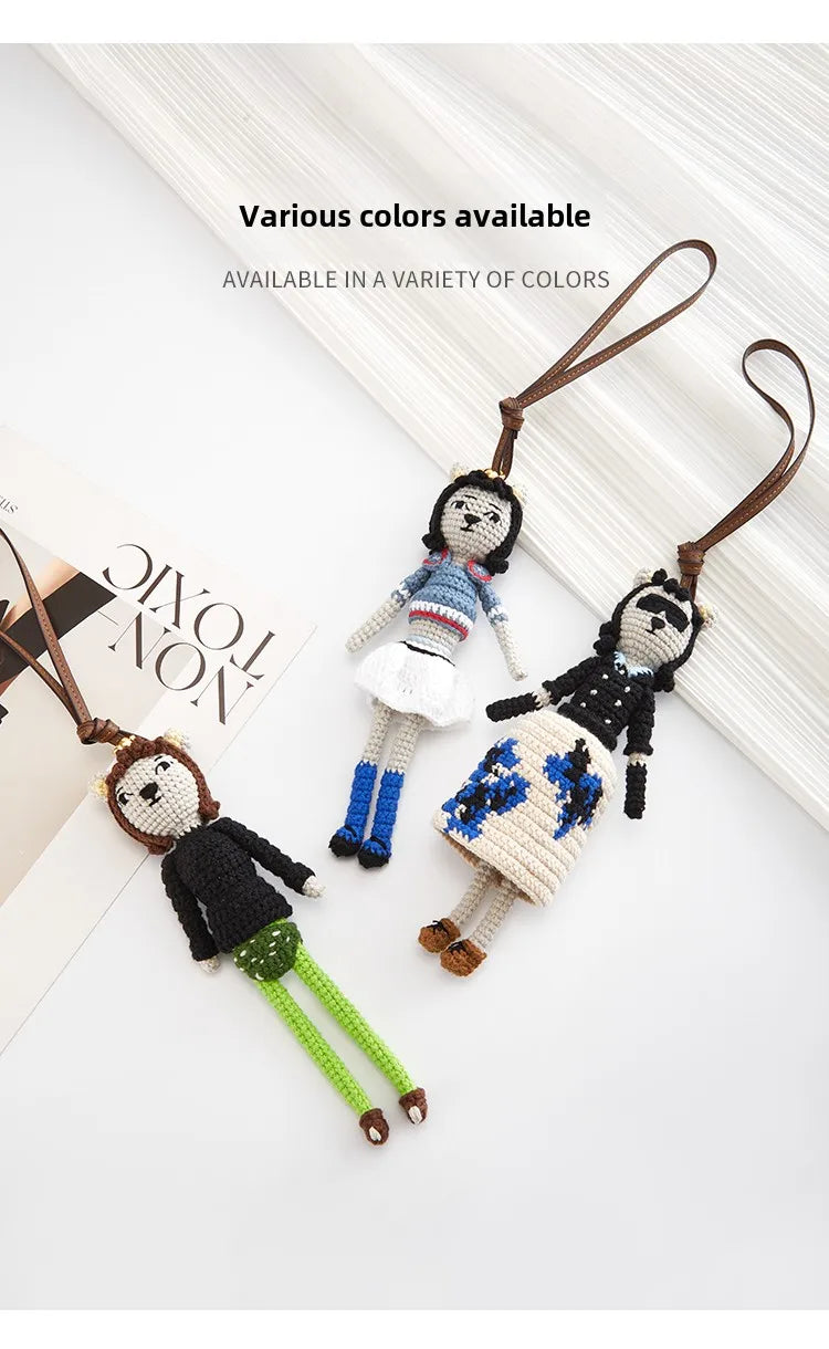 Knit Doll Pendant – Adorable Bag Accessory