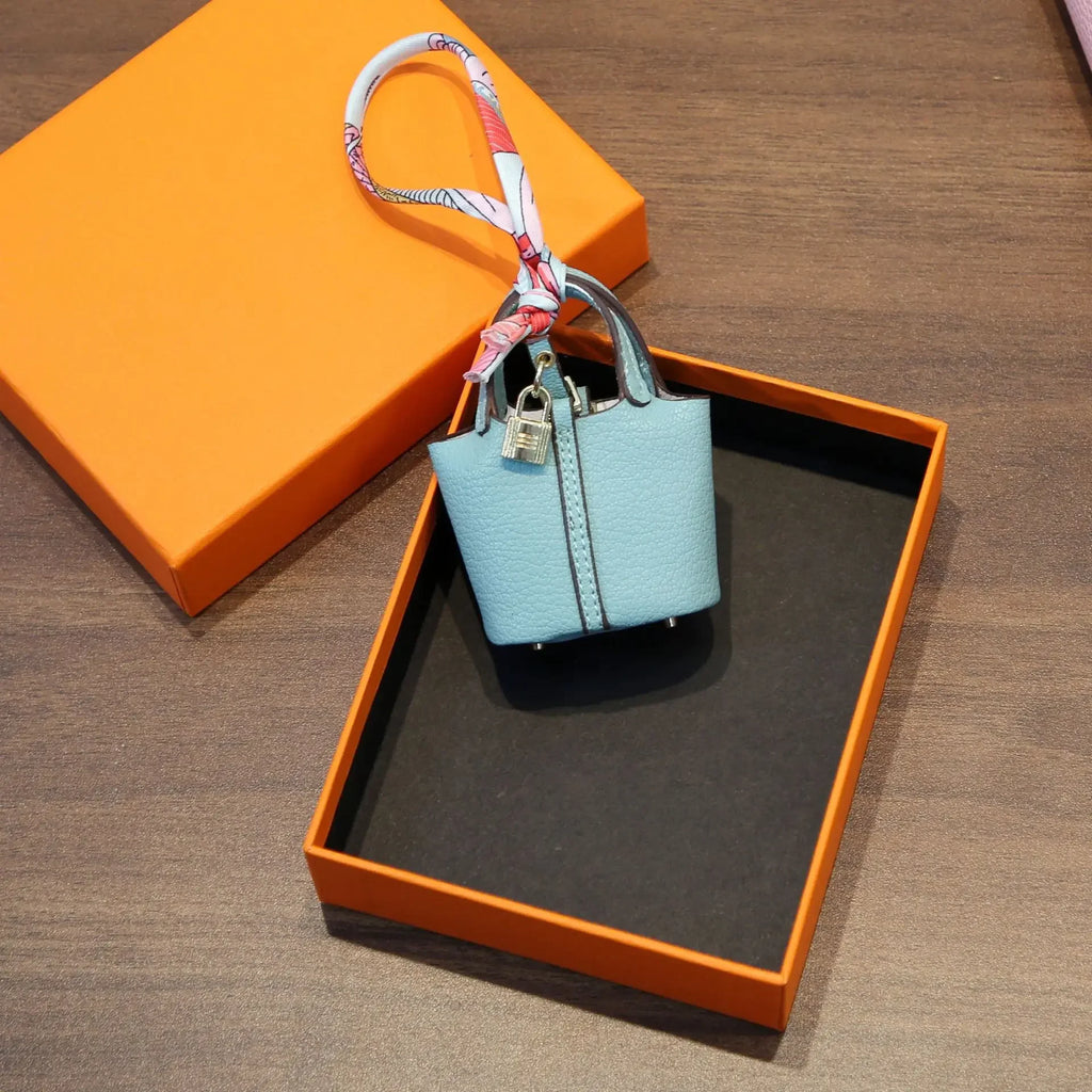 Mini Basket Leather Pouch – 2025 Lightweight Daily Bag