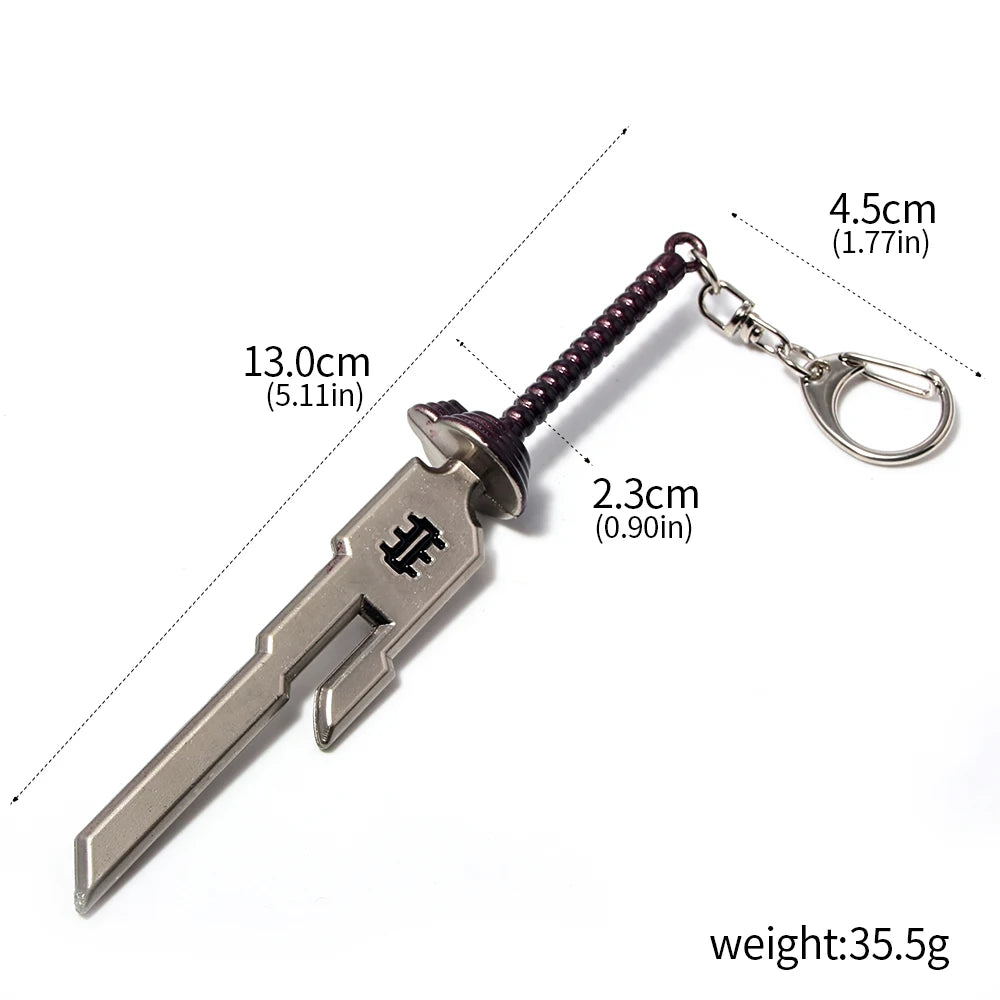 Jujutsu Kaisen Keyring – Nanami, Fushiguro & Toji Weapon Model Pendant