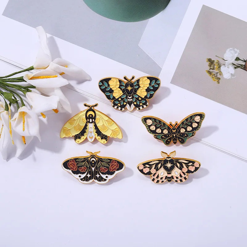Colorful Butterfly & Dragonfly Badge