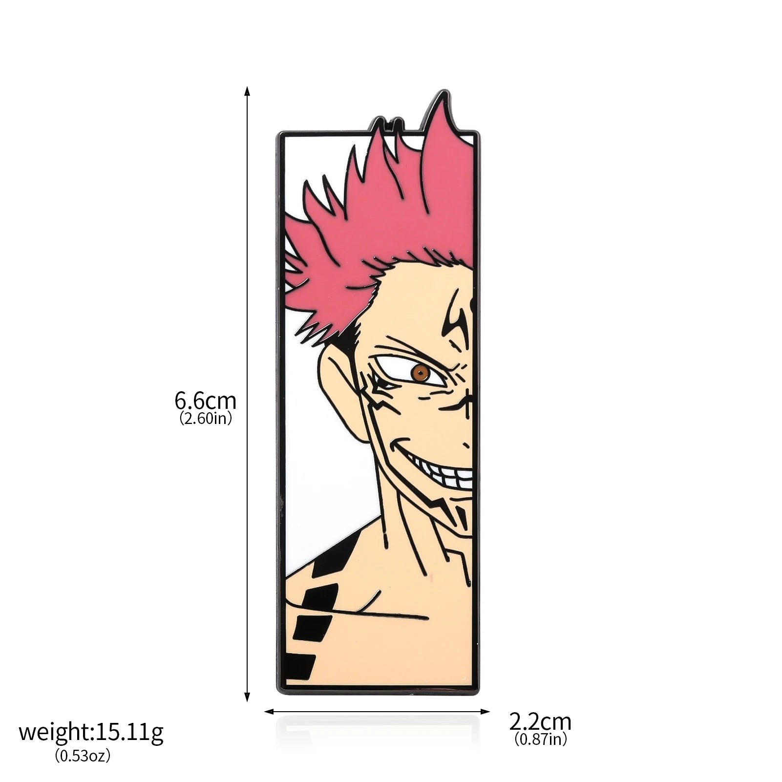 Jujutsu Kaisen sukuna yuji Enamel Brooch – Anime Lapel Pin for Fans & Collectors