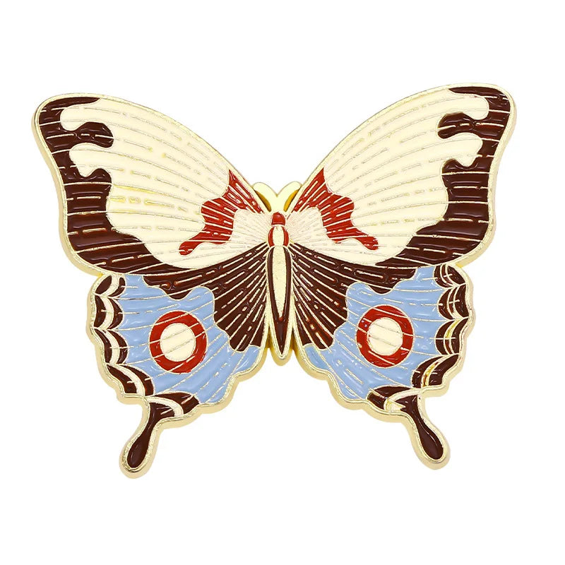 Colorful Butterfly Enamel Pin – Cute Insect Brooch